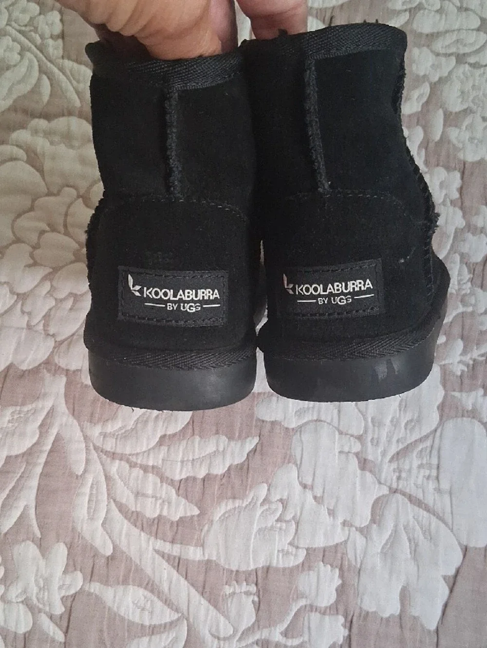 Koolaburra By UGG Kids Black Plush-Lined Pull-On Boots